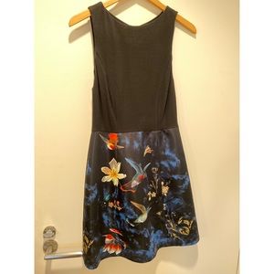 Alice Olivia Floral Print-Skirt Dress